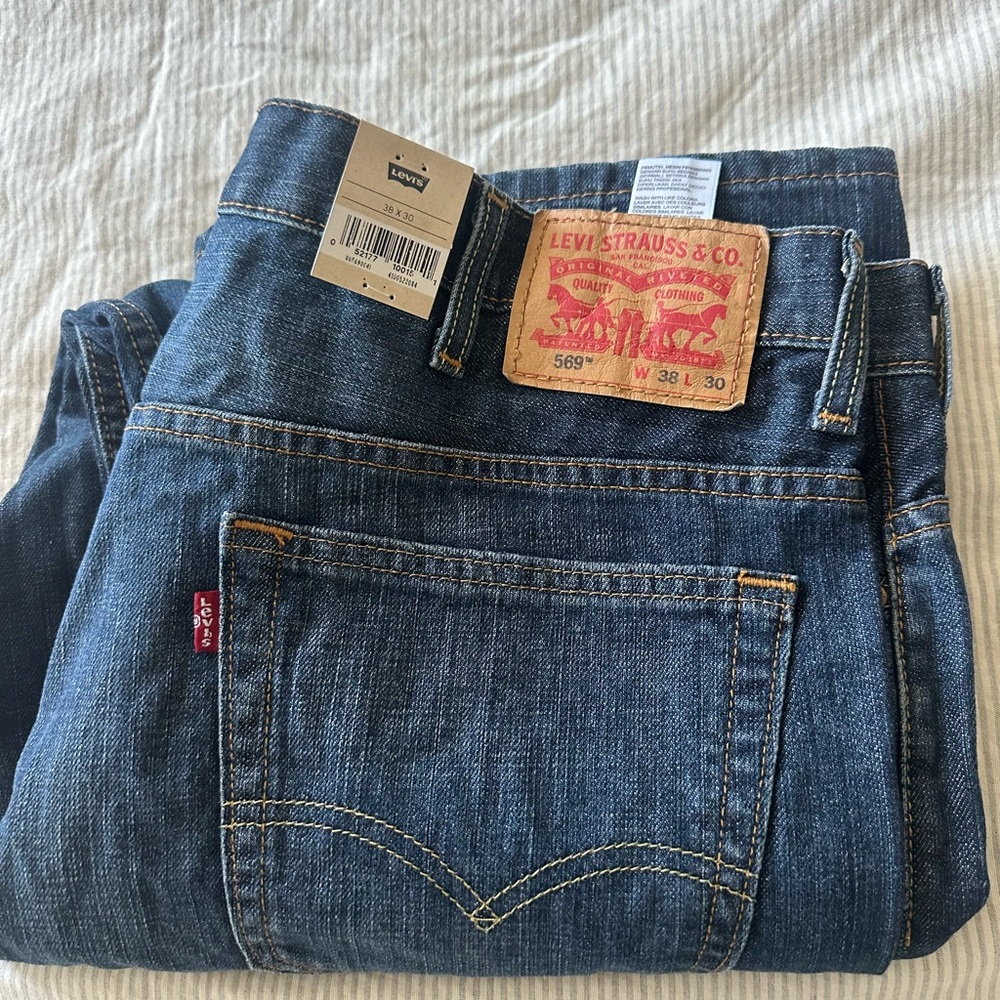 Levi's Relaxed Fit Denim Jeans - Classic Blue